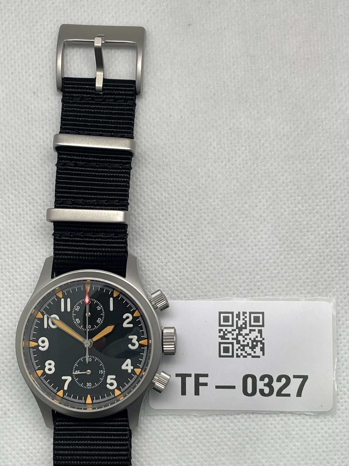 US Pre-Owned Militado 39mm VK61 Quartz Chronograph Watch