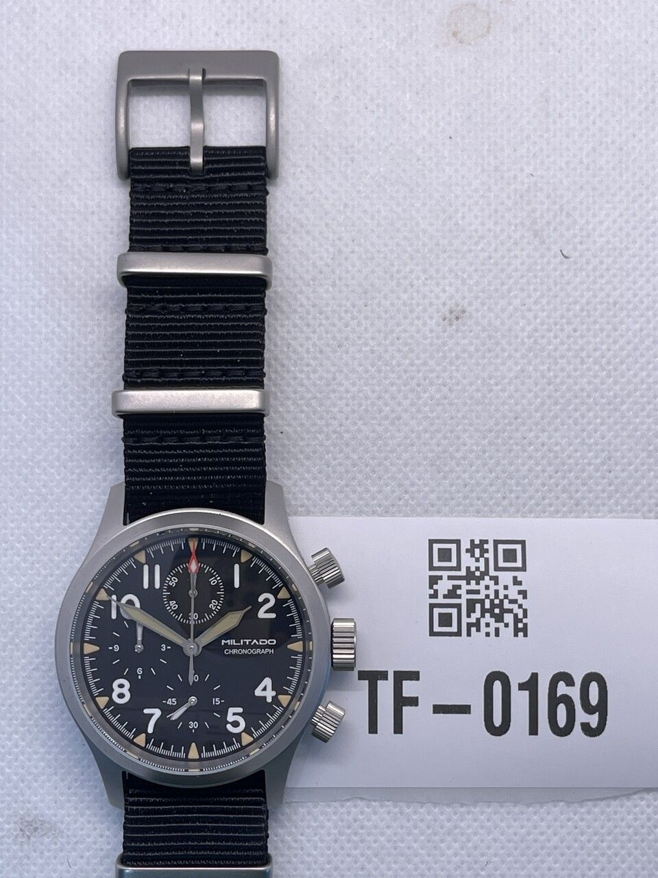 US Pre-Owned Militado Retro VK67 Quartz Chronograph Watch - 3 Dial