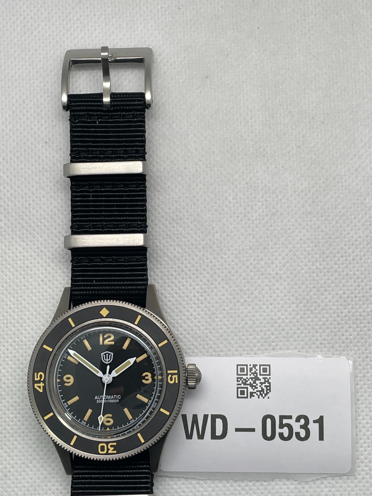 US Pre-Owned Watchdives WD50Ti Titanium 50-Fathoms NH35 Dive Watch