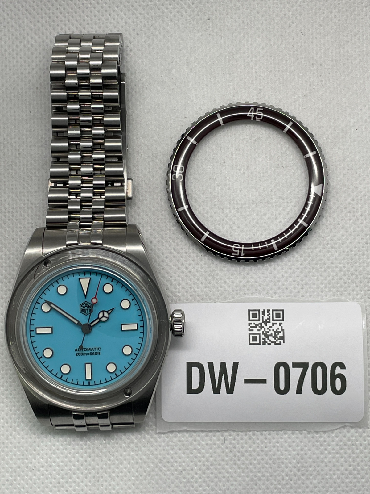 US Pre-Owned San Martin 40mm Men Dive Watch SN0133