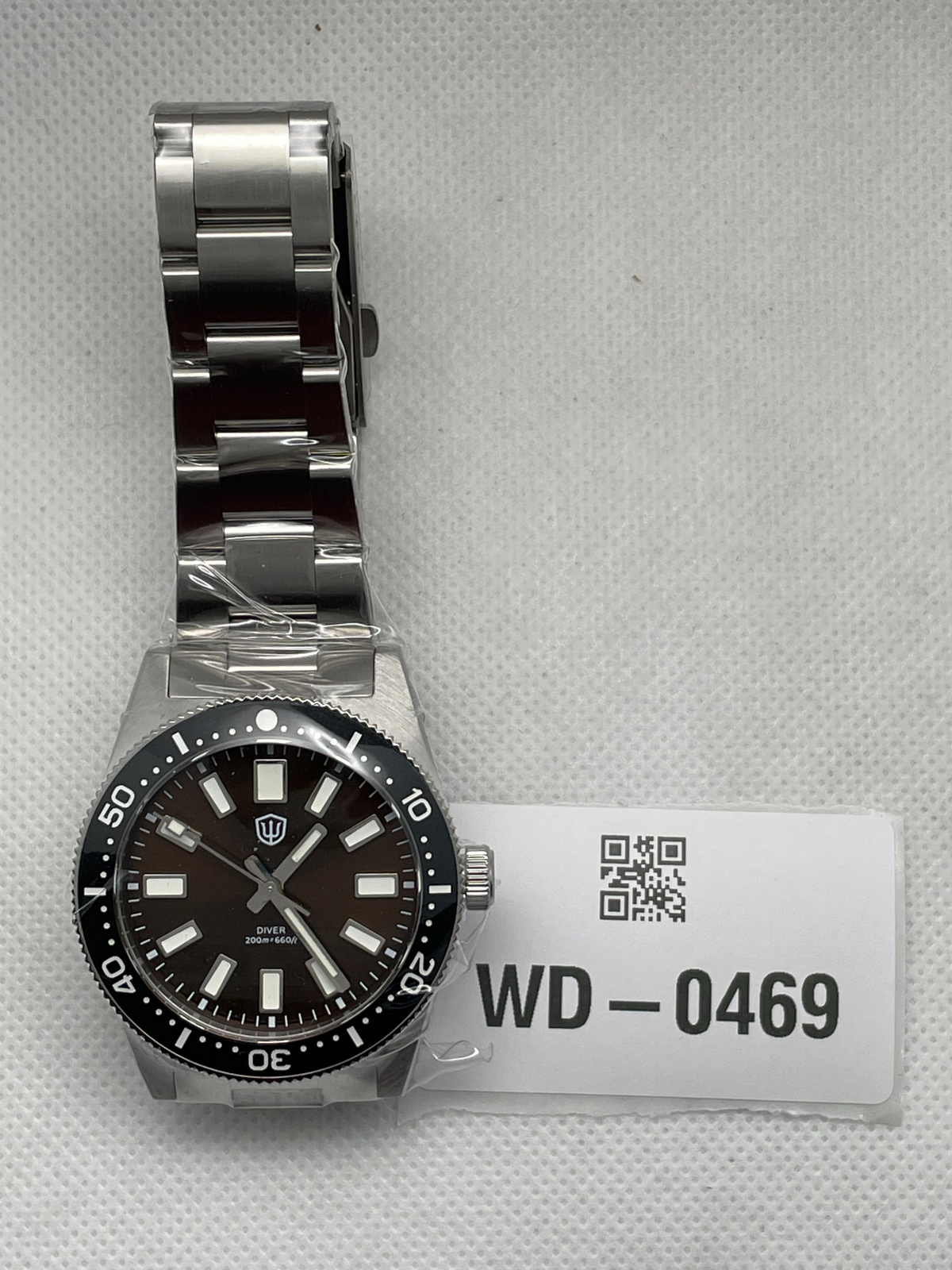 US Pre-Owned Watchdives WD1965 38mm VH31 62MAS Dive Watch