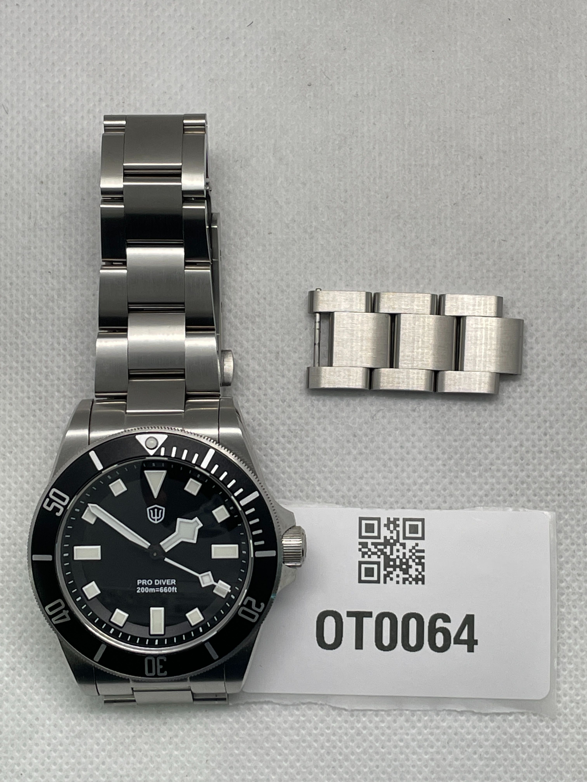 US Pre-Owned Watchdives WD1969 PRO 38mm VH31 Dive Watch
