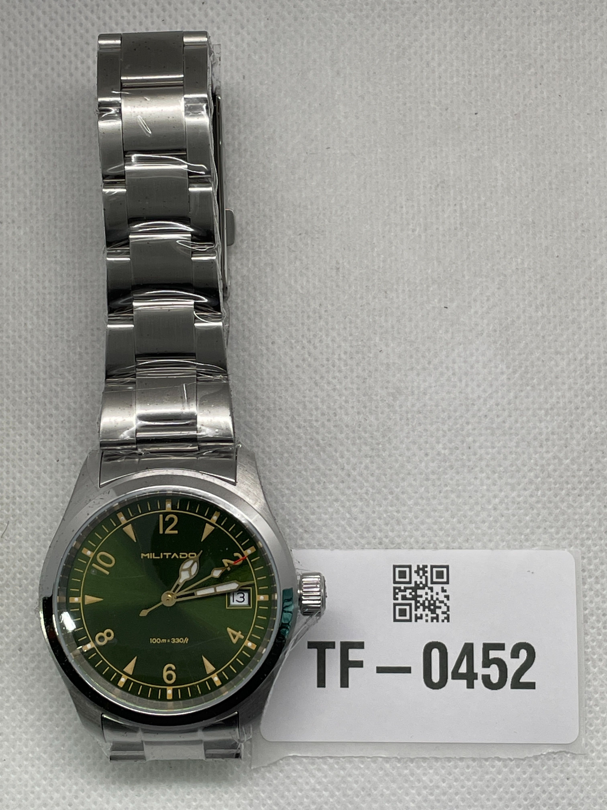 US Pre-Owned Militado ML08 38mm Field Watch – VH31 / Ronda 515