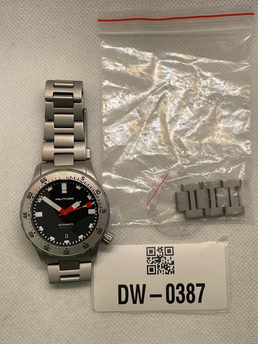 US Pre-Owned Militado 39mm PT5000 Automatic Mech Watch ML20