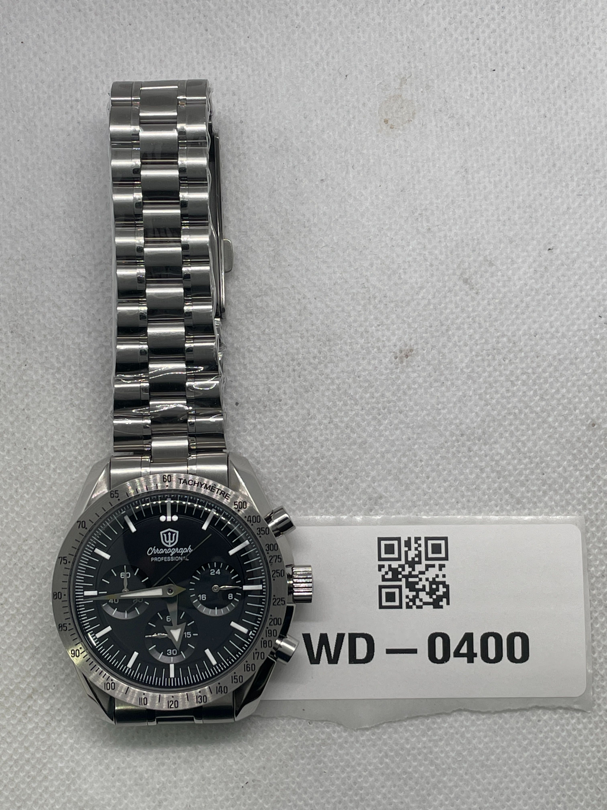 US Pre-Owned Watchdives 39mm VK63 Chronograph Watch WD1863