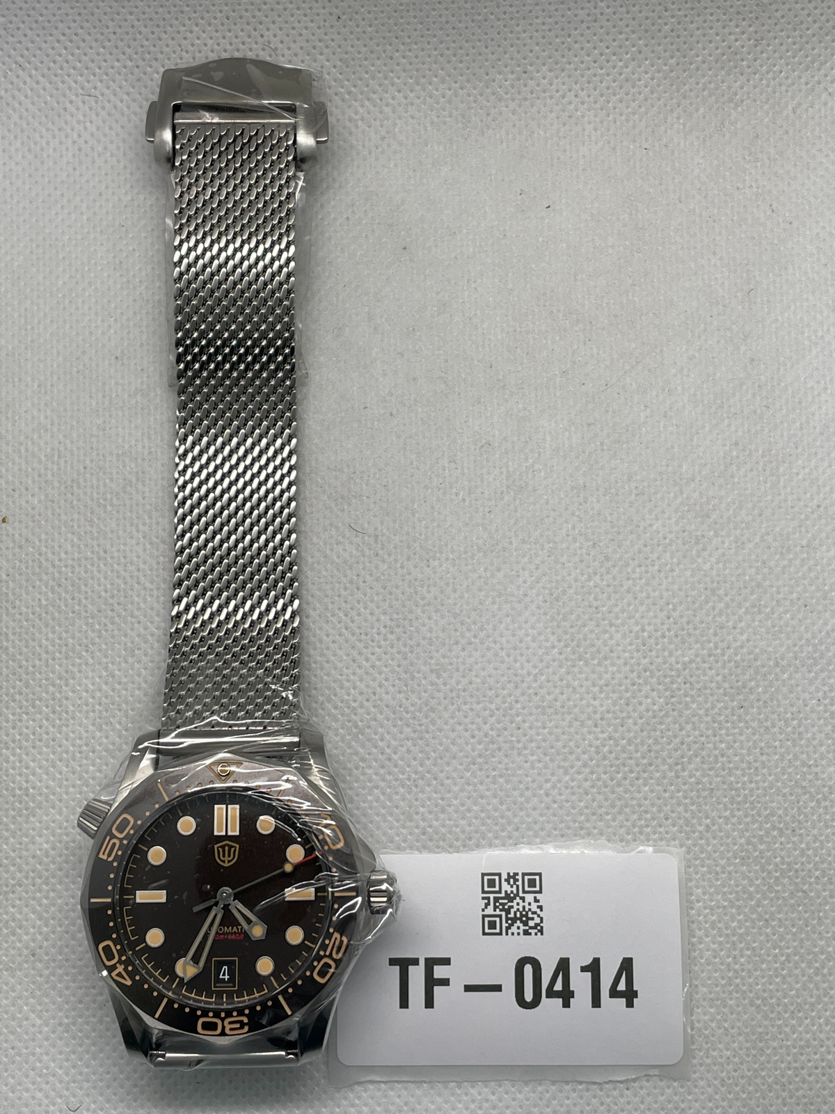 US Pre-Owned Watchdives WD007 39mm PT5000 Titanium Diver Watch