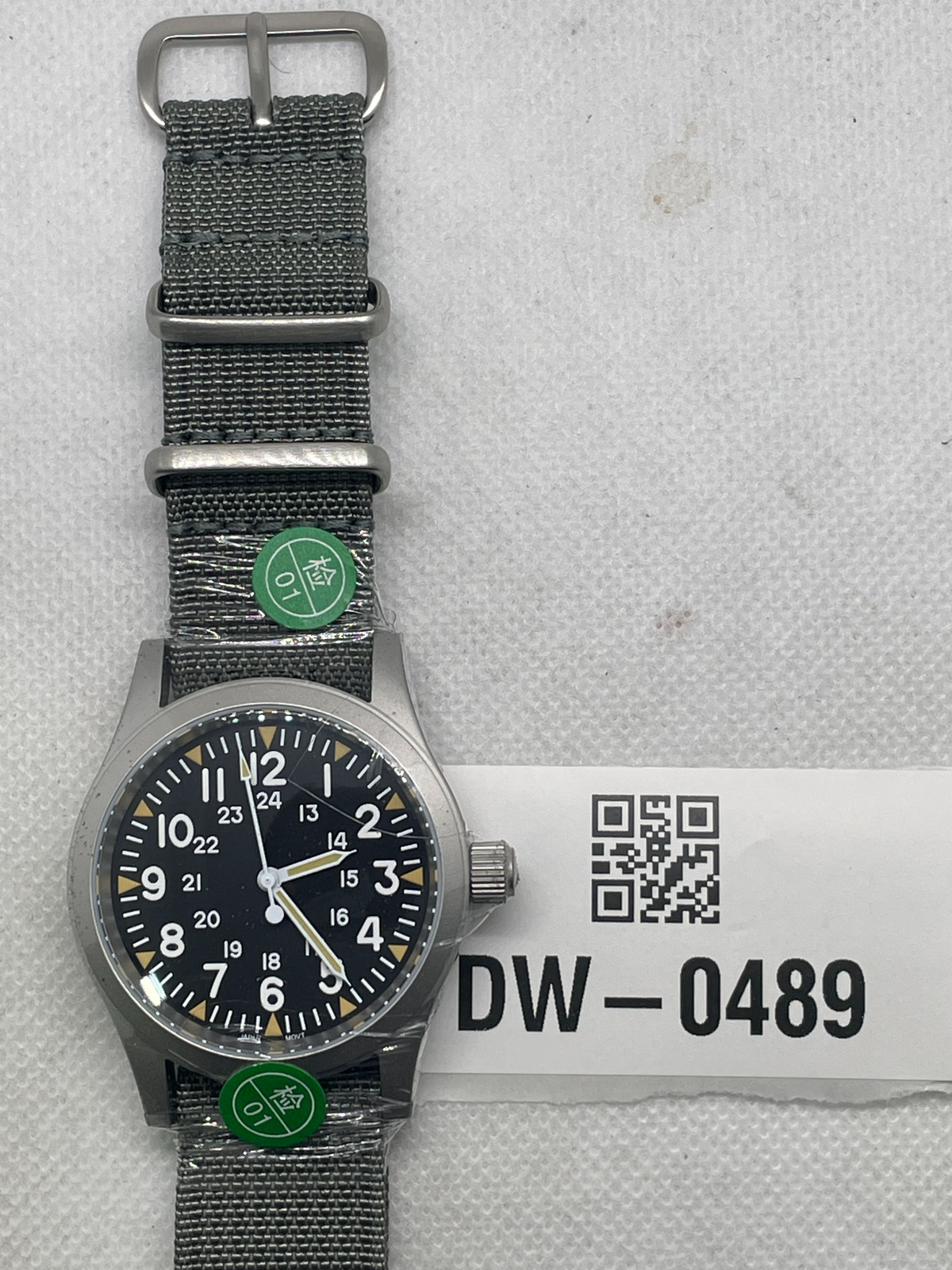 US Pre-Owned Militado Sapphire Crystal 38mm Field Watch ML05