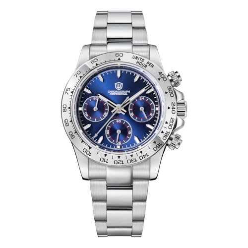 US Pre-Owned Watchdives WD16500 38mm VK63 Chronograph Watch V2