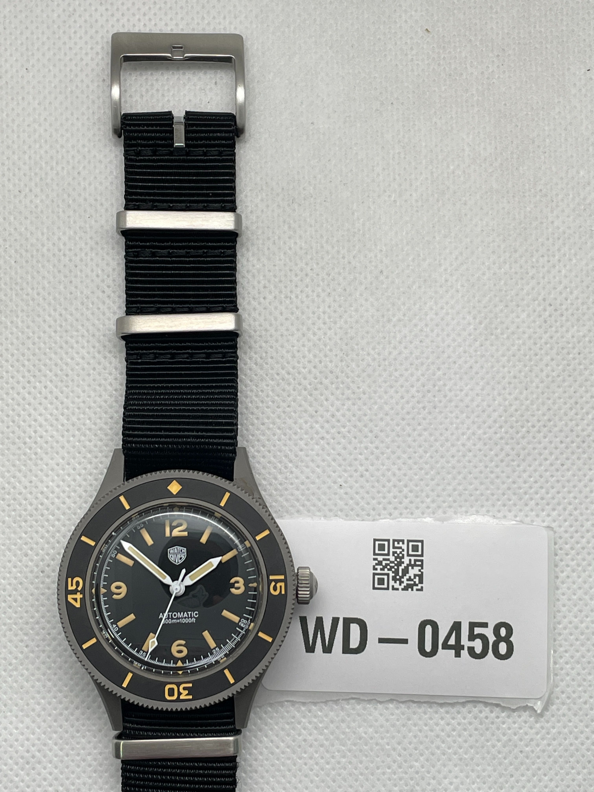 US Pre-Owned Watchdives WD50Ti Titanium 50-Fathoms NH35 Dive Watch