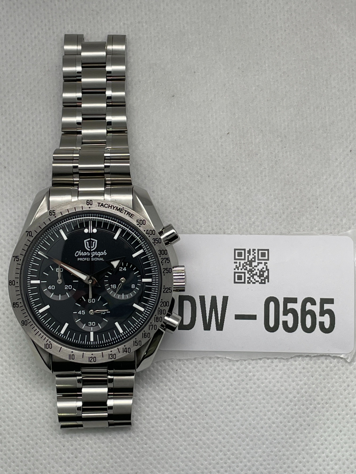 US Pre-Owned Watchdives WD1863 39mm VK63 Chronograph Watch