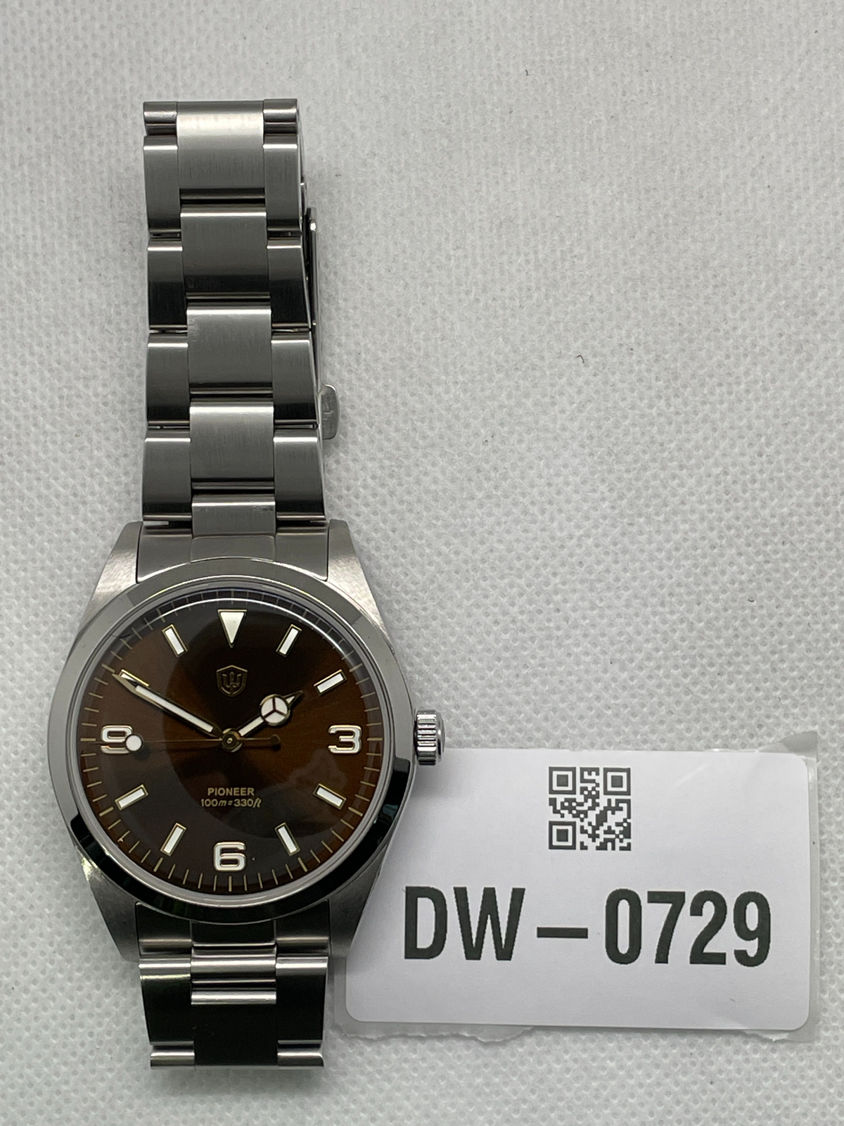 US Pre-Owned Watchdives WD1016 39mm VH31 Explore Men Watch