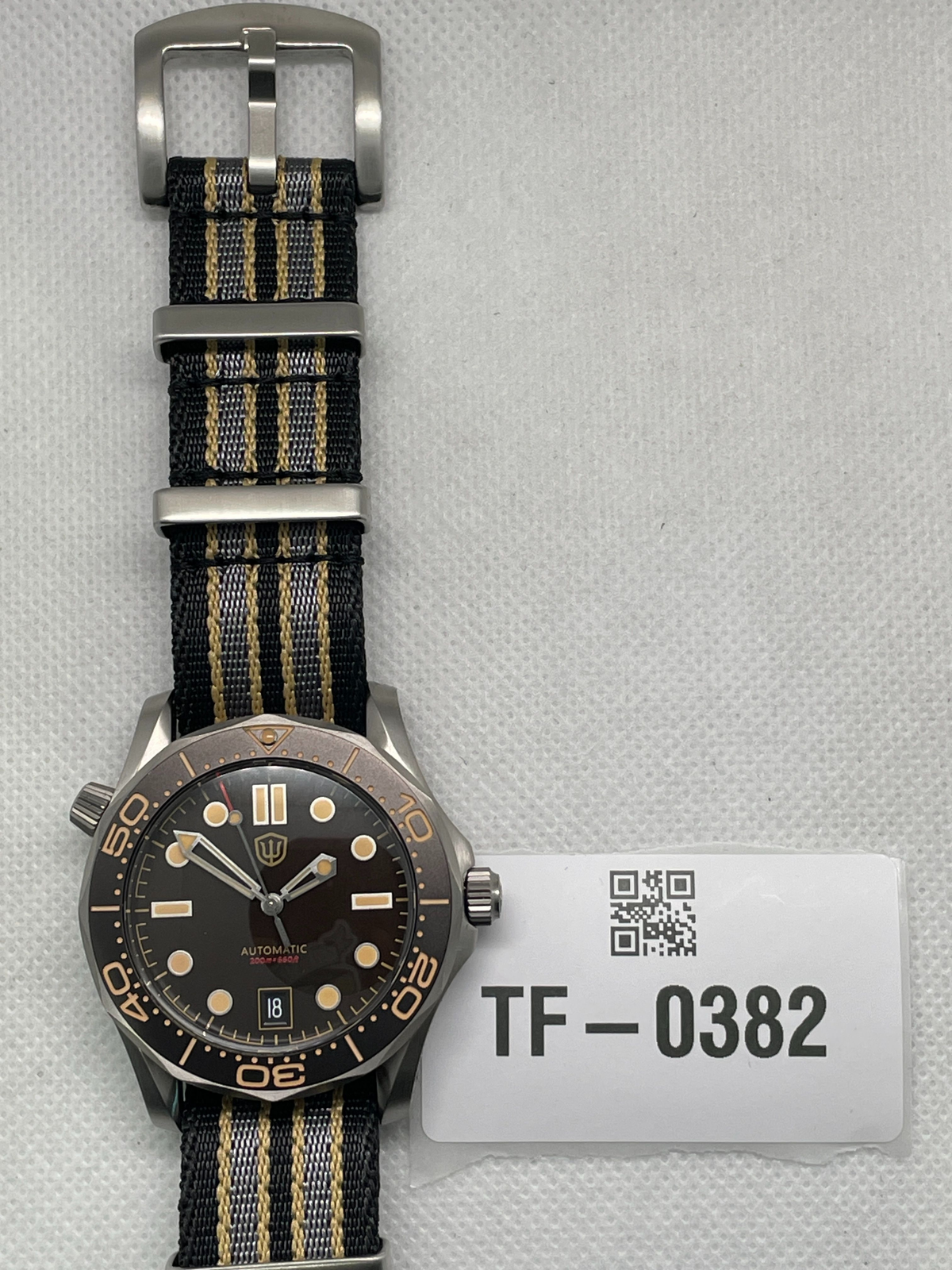 US Pre-Owned Watchdives WD007 V4 42mm Titanium Automatic NTTD Dive Watch