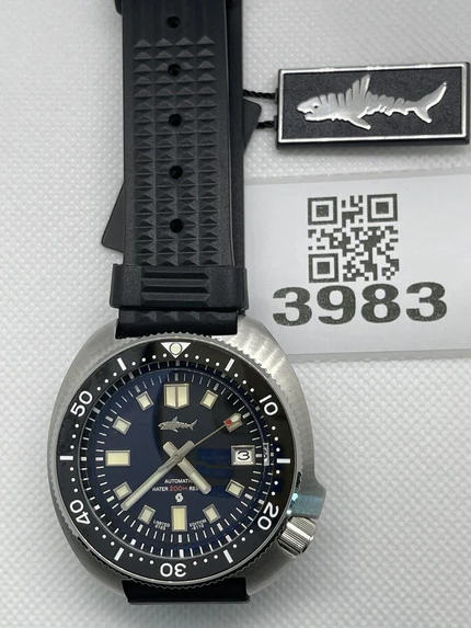 US Pre-Owned HEIMDALLR Sharkey Mini Turtle Dive Watch