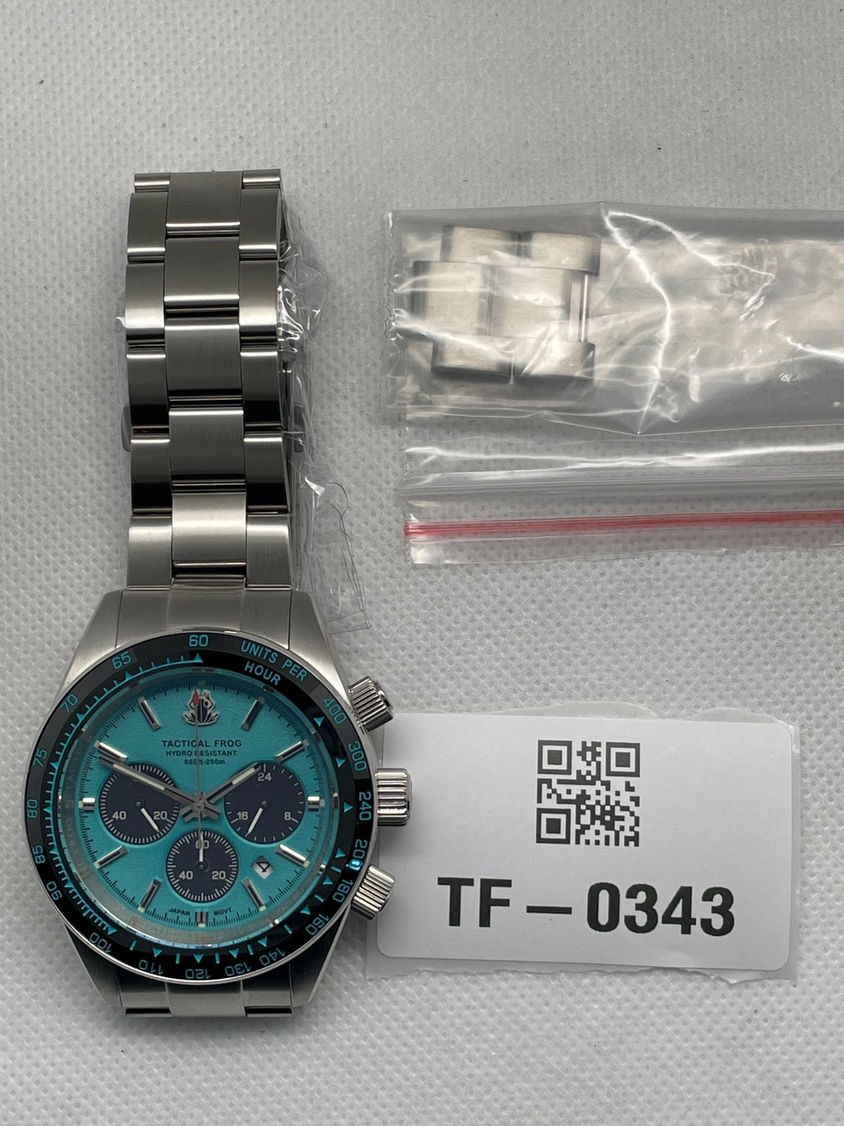 US Pre-Owned Tactical Frog VS75 Solar Chronograph Watch
