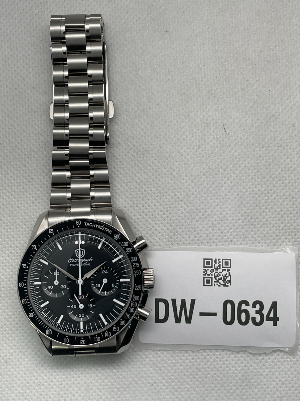 US Pre-Owned Watchdives WD1863 39mm VK63 Chronograph Watch