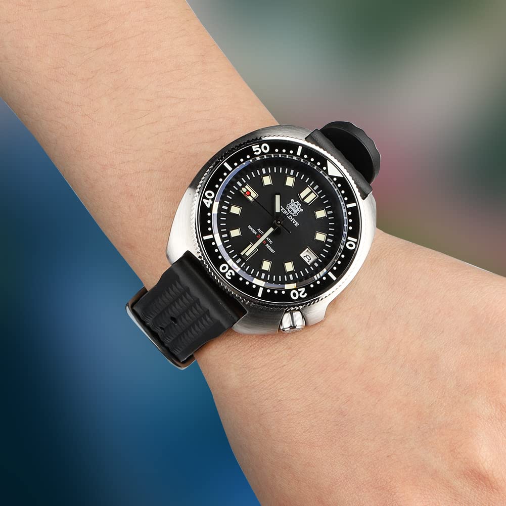 EU Pre-Owned Steeldive SD1970 6105 Turtle Diver Watch