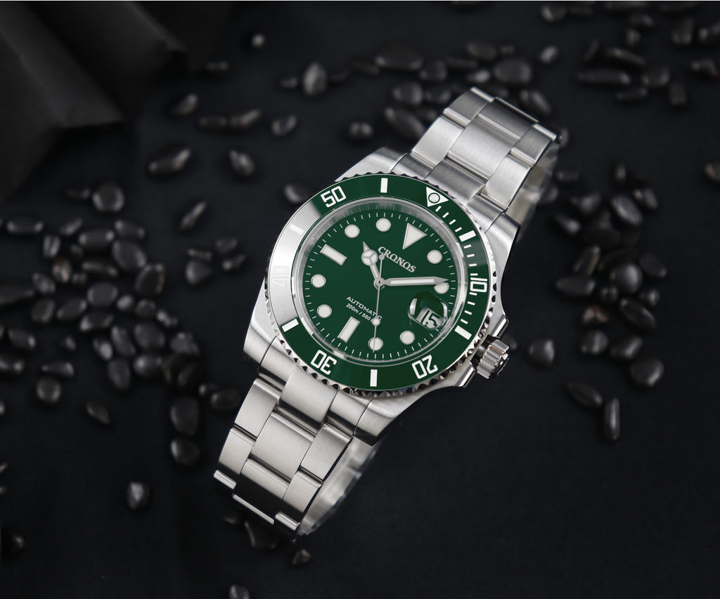 US Pre-Owned Cronos 2.5x Water Ghost PT5000 Dive Watch L6005