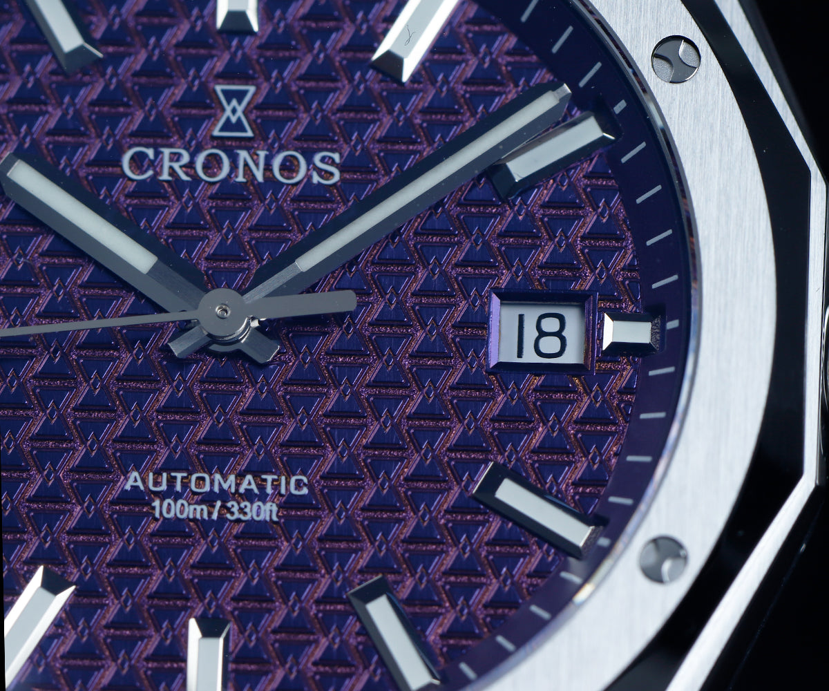 US Pre-Owned Cronos 39mm Skyline PT5000 Men Watch L6028 V2