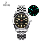 US Pre-Owned Cronos L6036 36mm PT5000 Snowflake Automatic Watch