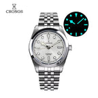 US Pre-Owned Cronos L6036 36mm PT5000 Snowflake Automatic Watch