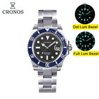 US Pre-Owned Cronos 2.5x Water Ghost PT5000 Dive Watch L6005