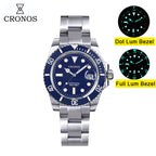 US Pre-Owned Cronos 2.5x Water Ghost PT5000 Dive Watch L6005