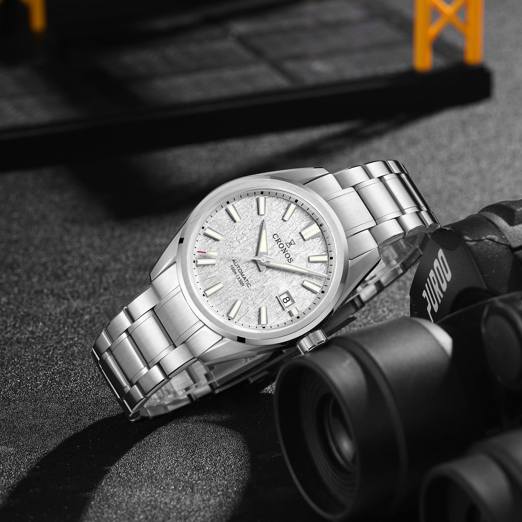 US Pre-Owned Cronos 39mm PT5000 Automatic Watch L6037