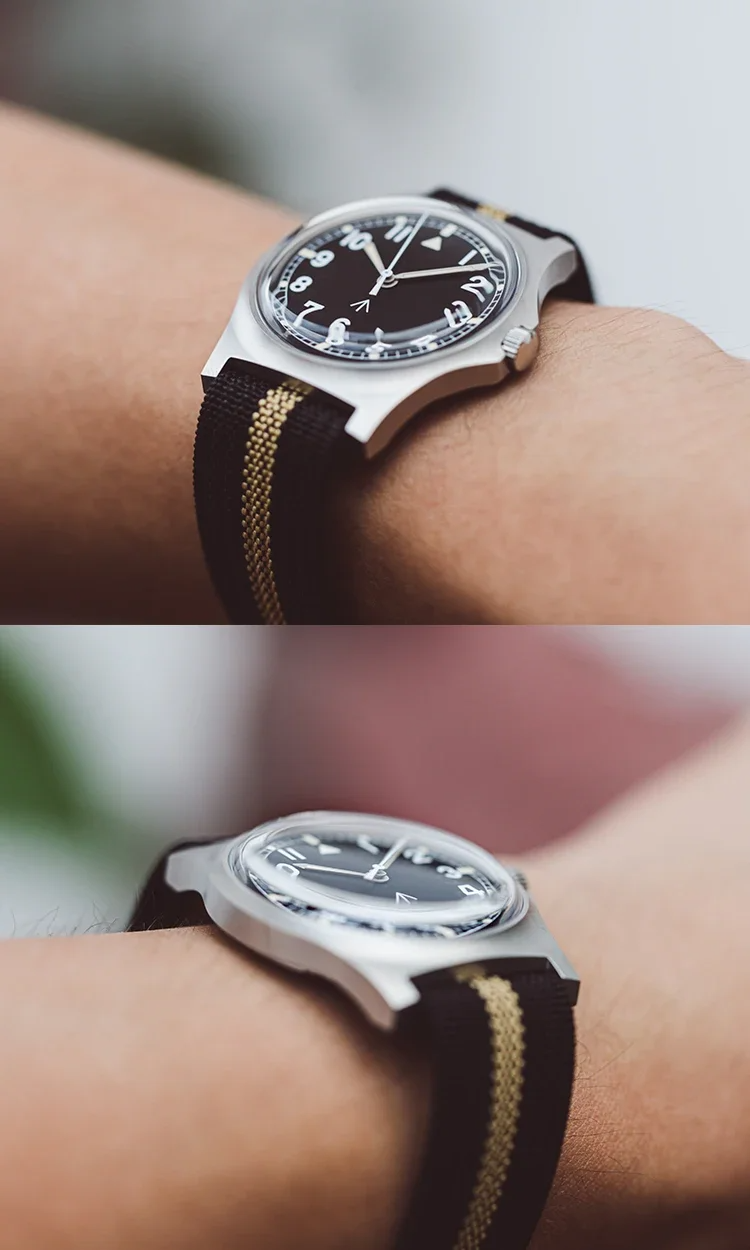 EU Pre-Owned Rdunae RA01 G10 Retro Military Field Quartz Watch