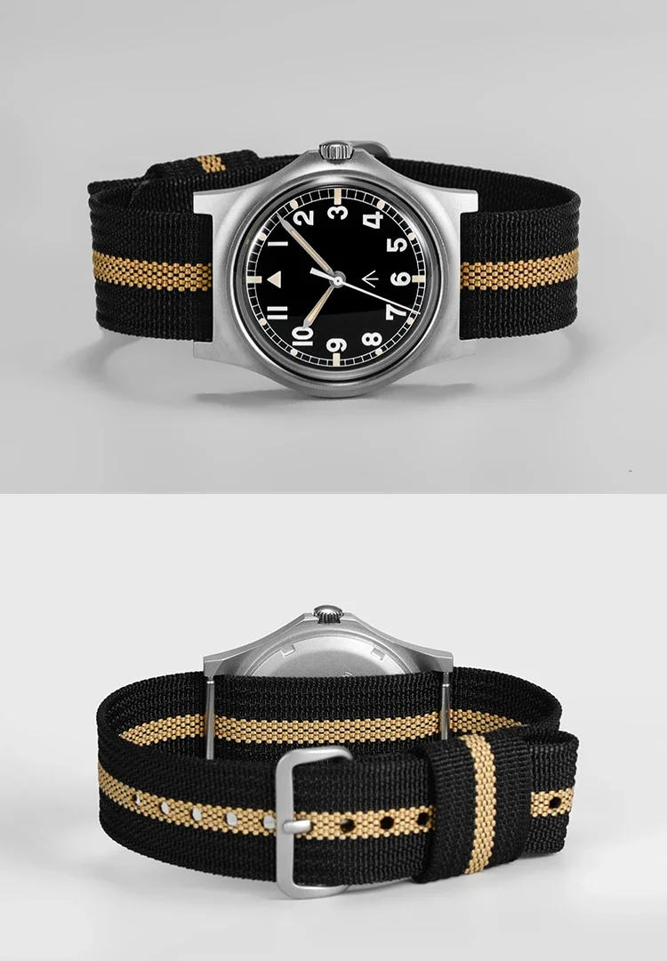 EU Pre-Owned Rdunae RA01 G10 Retro Military Field Quartz Watch
