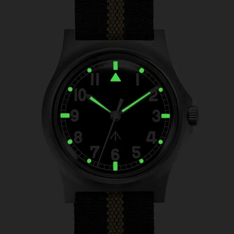 EU Pre-Owned Rdunae RA01 G10 Retro Military Field Quartz Watch