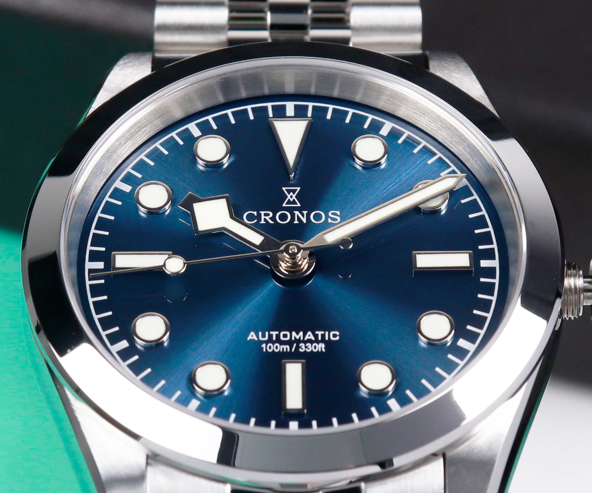 US Pre-Owned Cronos L6036 36mm PT5000 Snowflake Automatic Watch