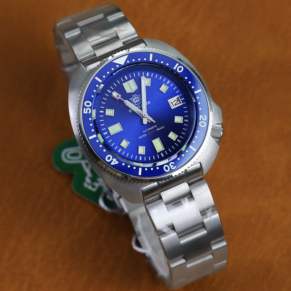 EU Pre-Owned Steeldive SD1970 6105 Turtle Diver Watch