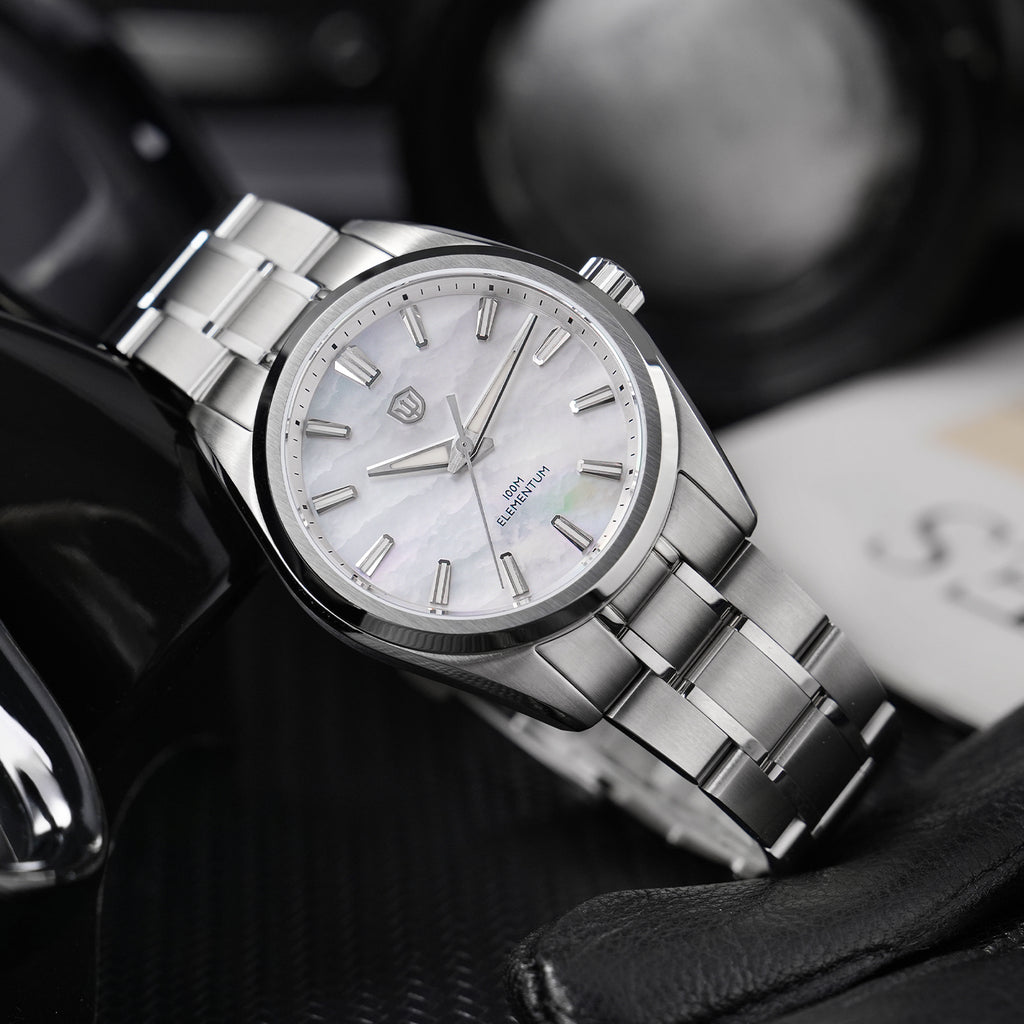 EU Pre-Owned-A Watchdives WD0003C Elementum 37mm VH31 Quartz Watch