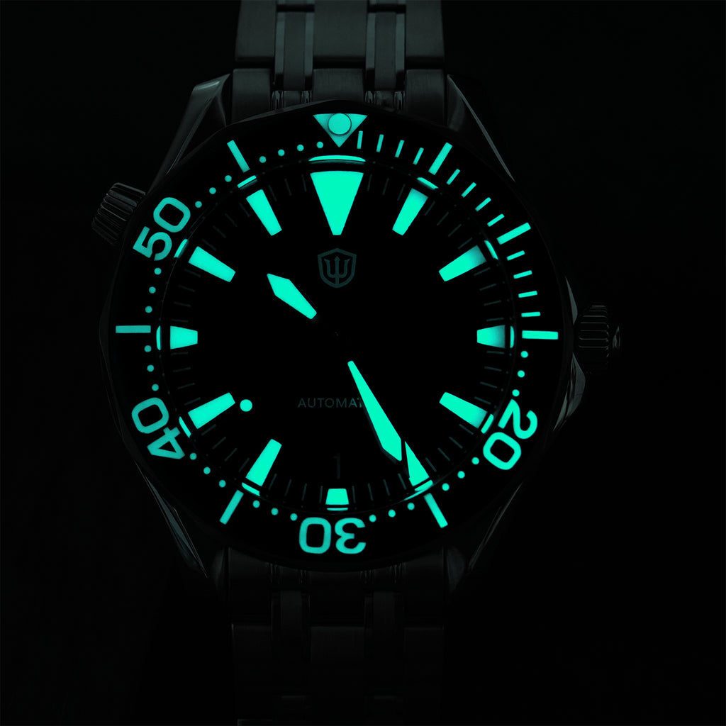 US Pre-Owned Watchdives WD007ST 39mm NTTD Dive Watch
