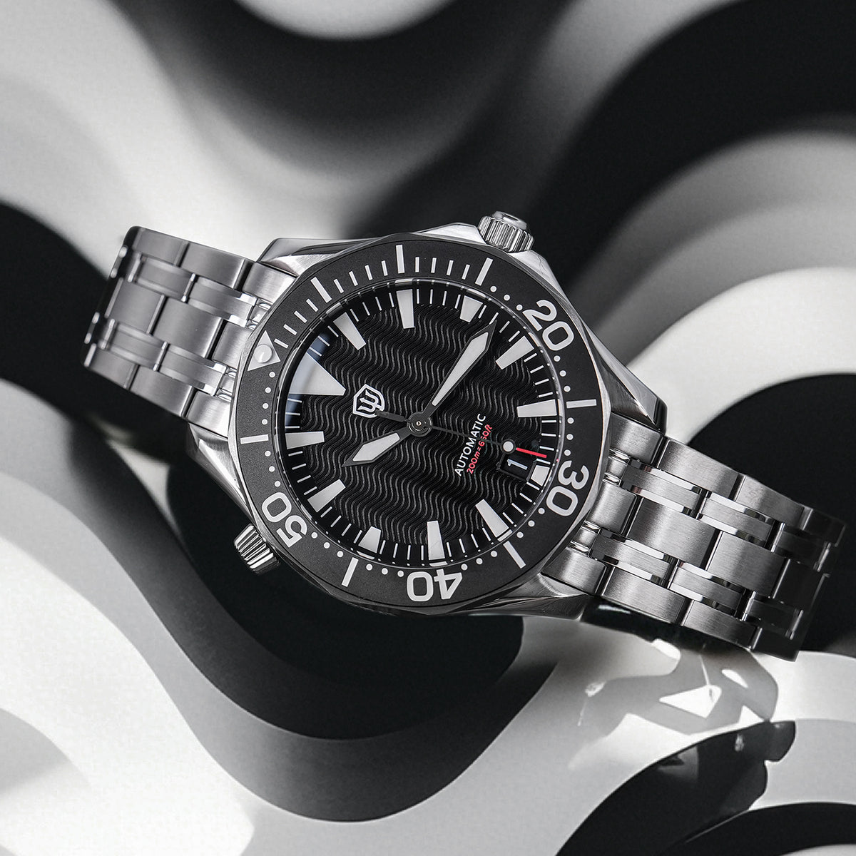 US Pre-Owned Watchdives WD007ST 39mm NTTD Dive Watch