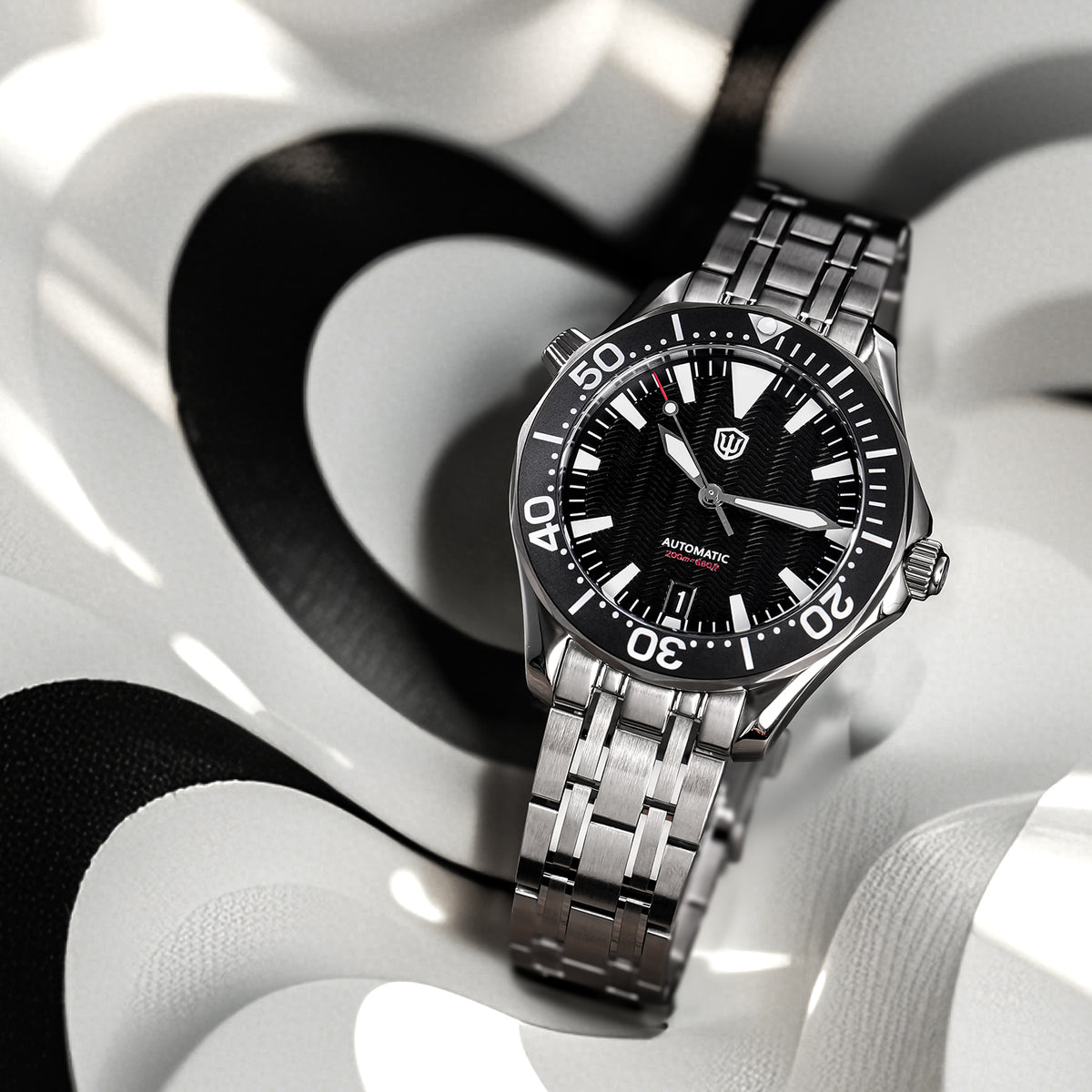 US Pre-Owned Watchdives WD007ST 39mm NTTD Dive Watch