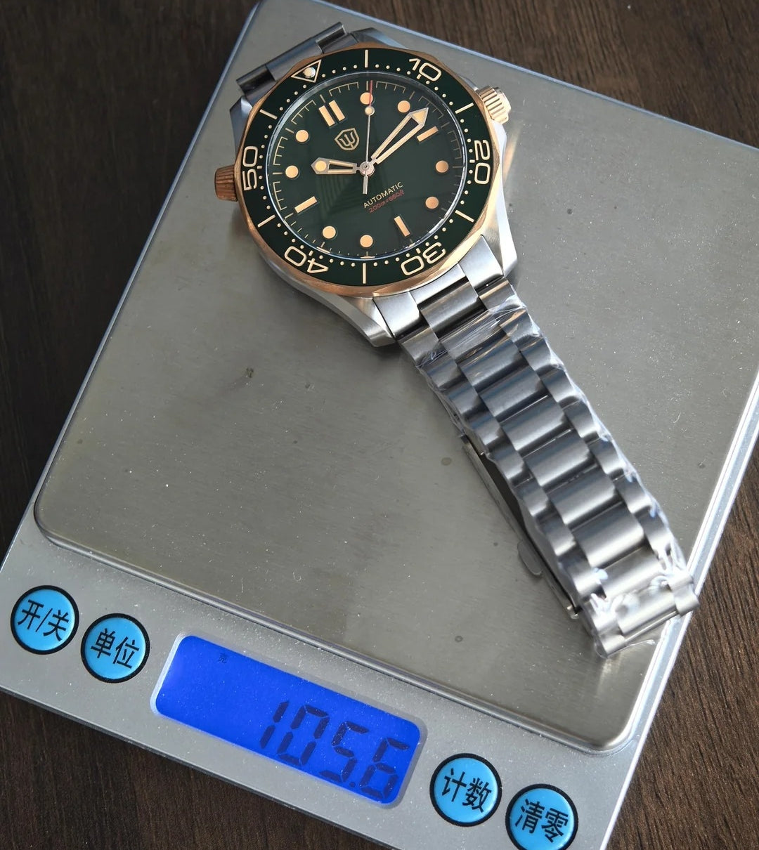 US Pre-Owned Watchdives WD007 V4 PT5000 42mm Titanium NTTD Dive Watch