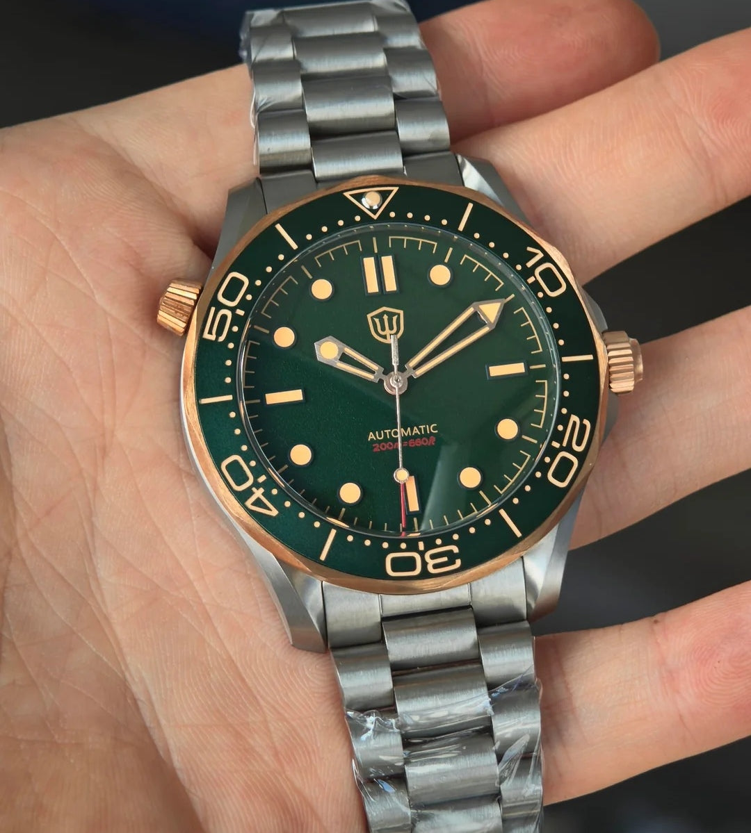 US Pre-Owned Watchdives WD007 V4 PT5000 42mm Titanium NTTD Dive Watch