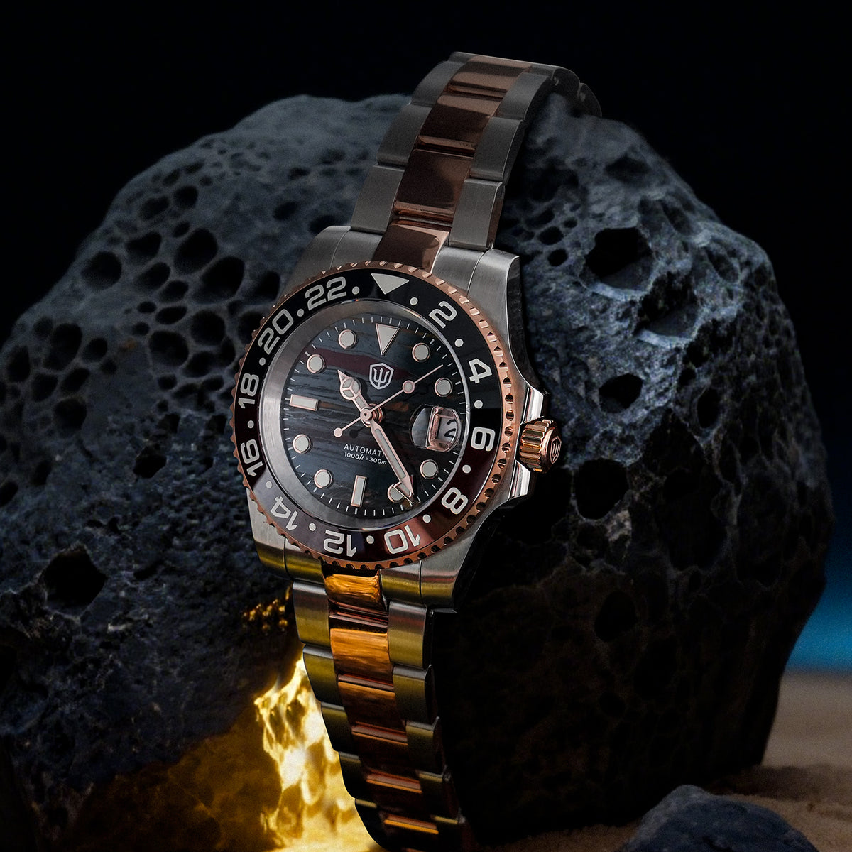 EU Pre-Owned Watchdives WD16760 NH34 Sub GMT Watch V2