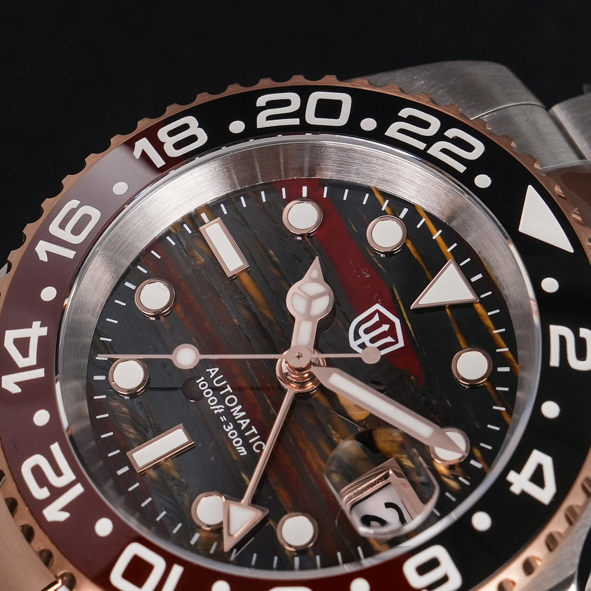 EU Pre-Owned Watchdives WD16760 NH34 Sub GMT Watch V2