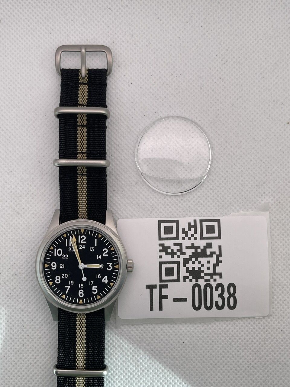 US Pre-Owned Militado VH31 36mm Field Watch ML07