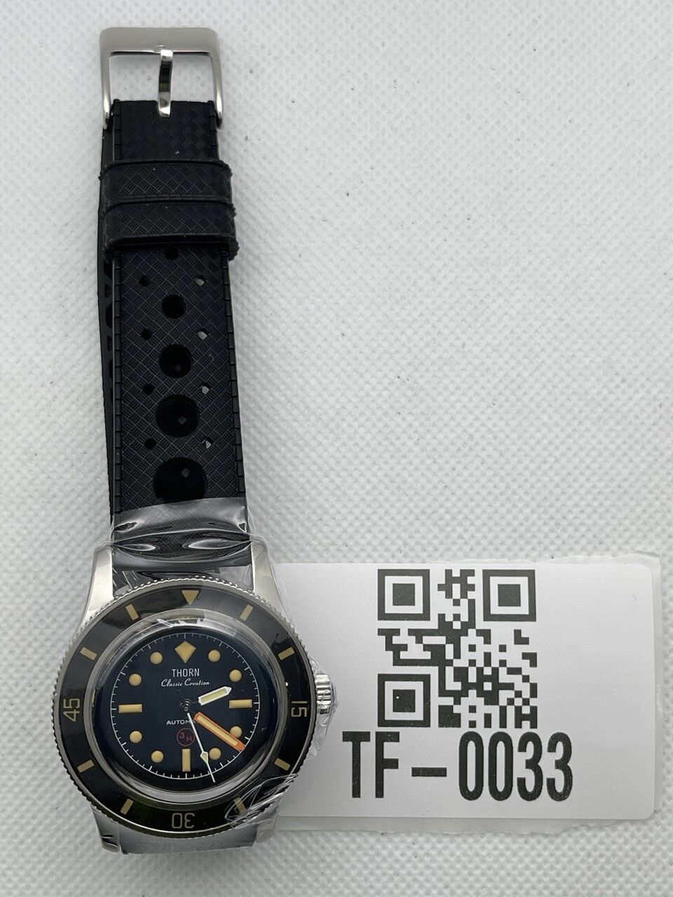 US Pre-Owned Thorn 38mm Titanium 50-Fathoms Dive Watch