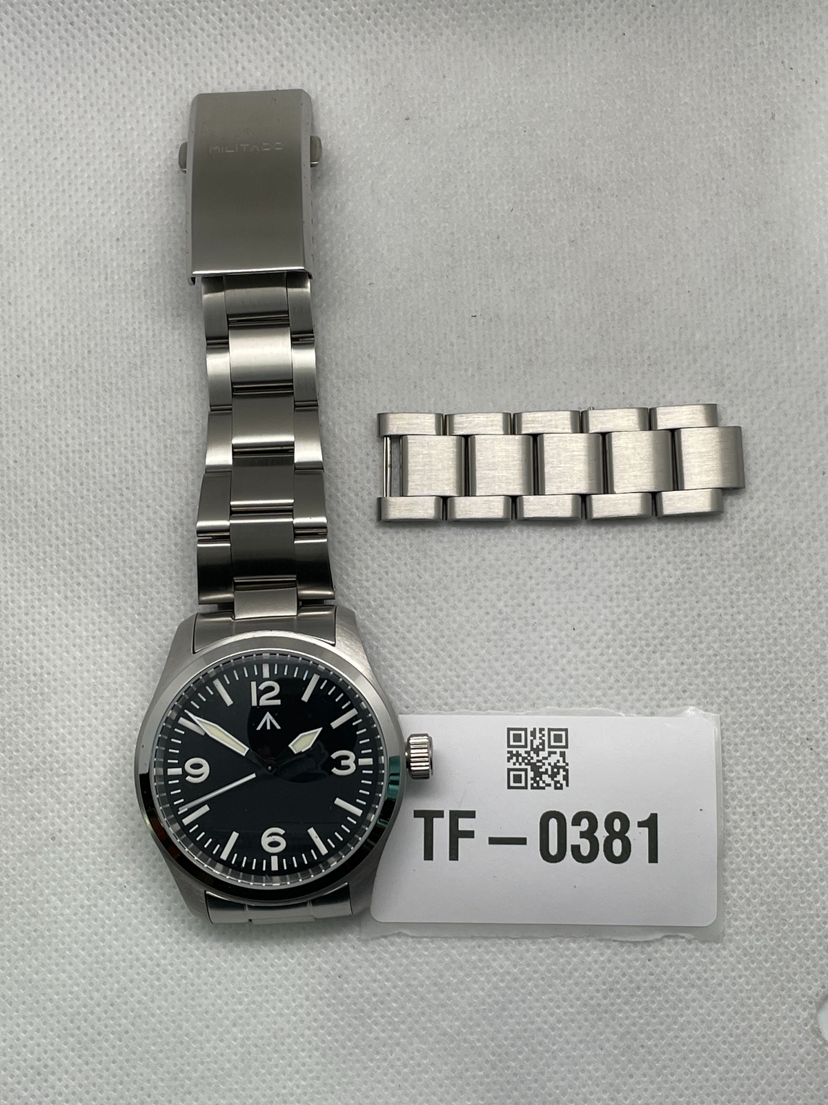 US Pre-Owned Militado ML08 38mm Field Watch – VH31 / Ronda 515