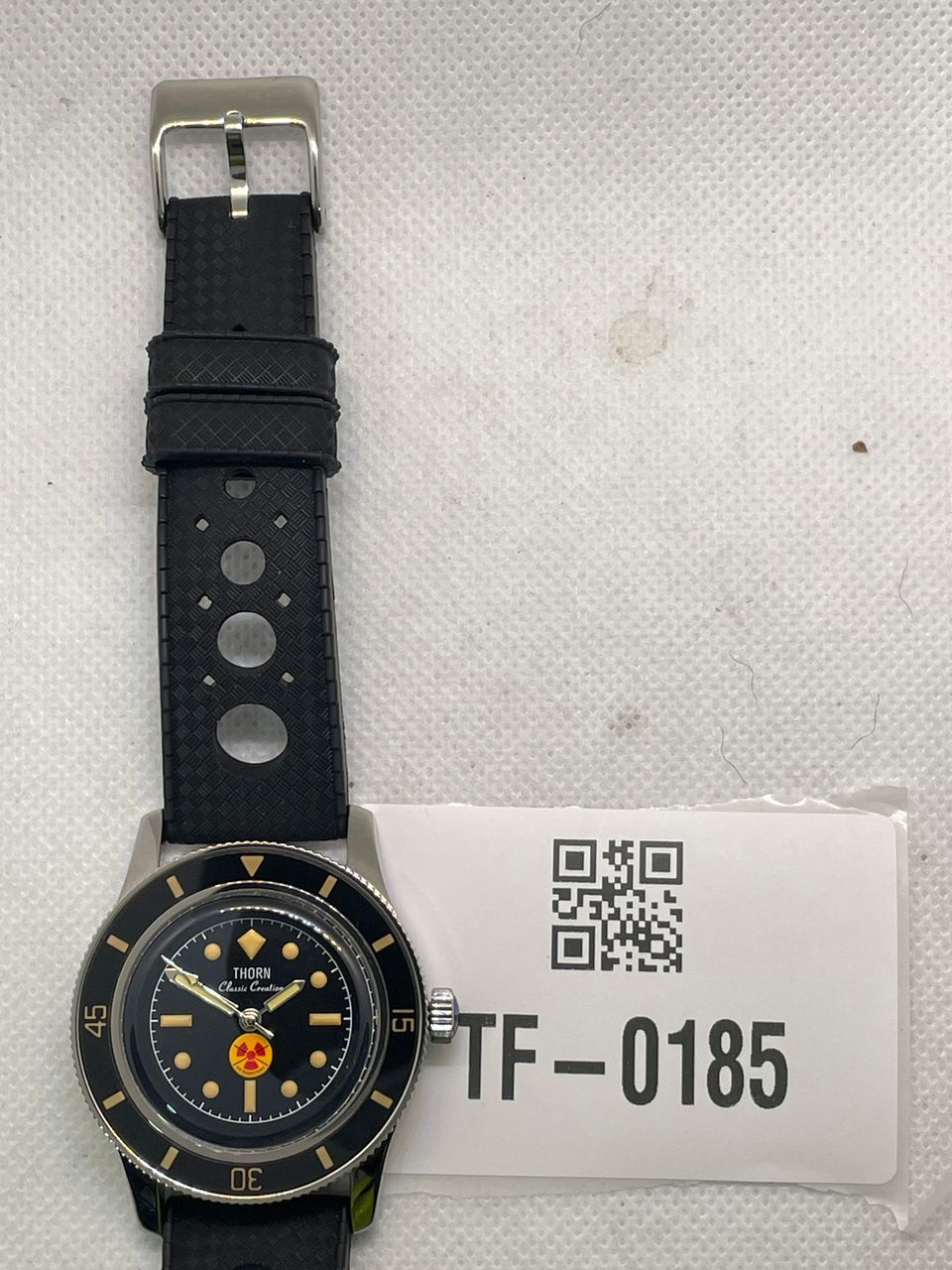US Pre-Owned Thorn 38mm Titanium 50-Fathoms Dive Watch