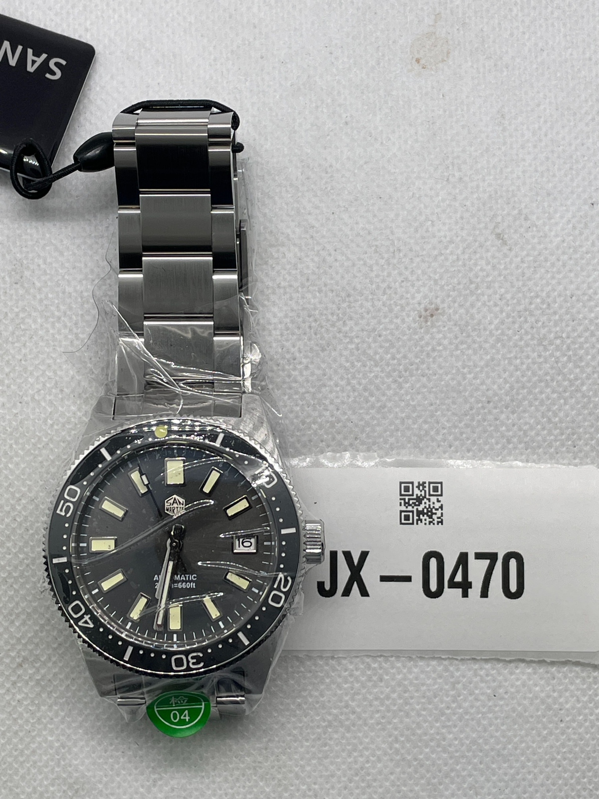 US Pre-Owned  San Martin 39mm 62mas Dive Watch SN007GB