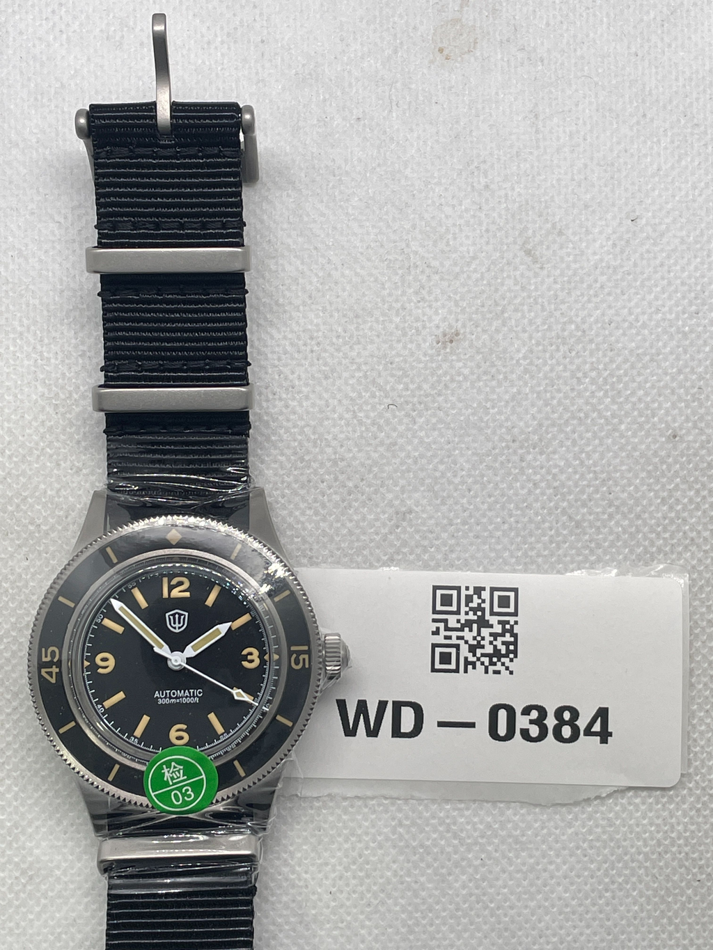 US Pre-Owned Watchdives WD50Ti Titanium 50-Fathoms NH35 Dive Watch