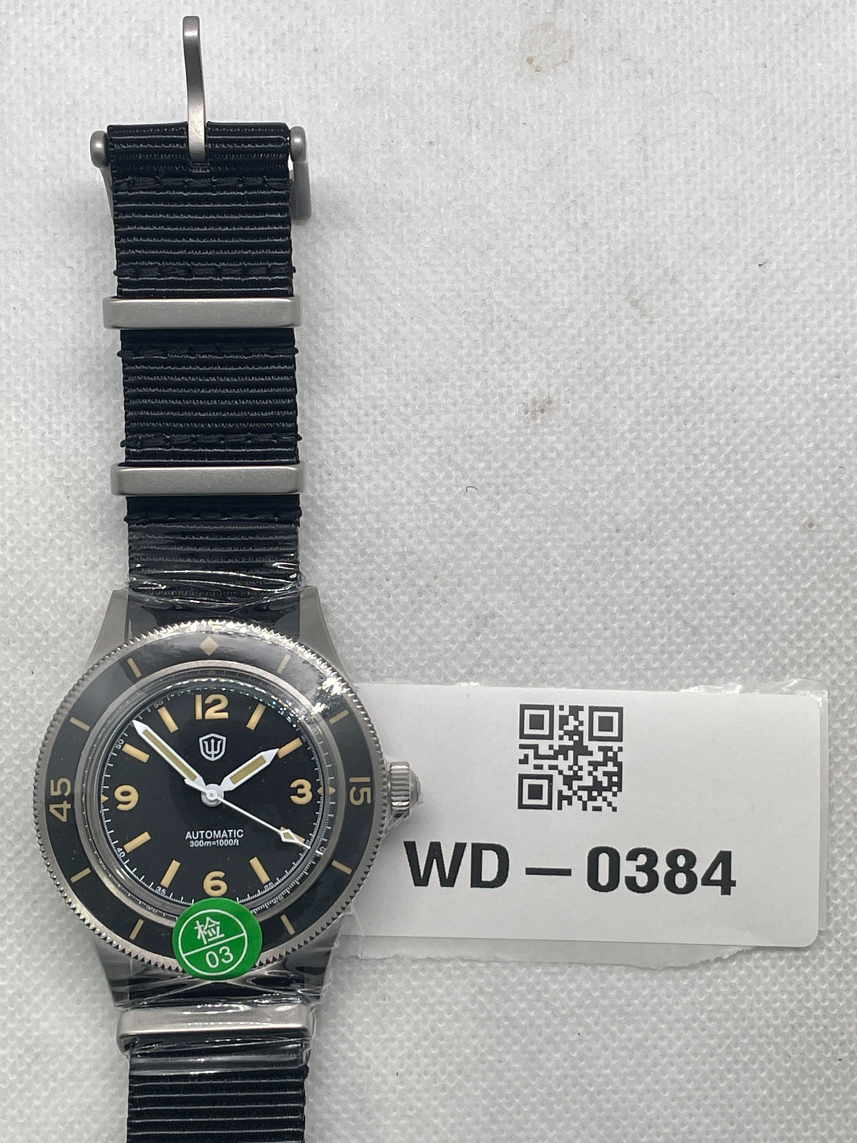 US Pre-Owned Watchdives WD50Ti Titanium 50-Fathoms NH35 Dive Watch
