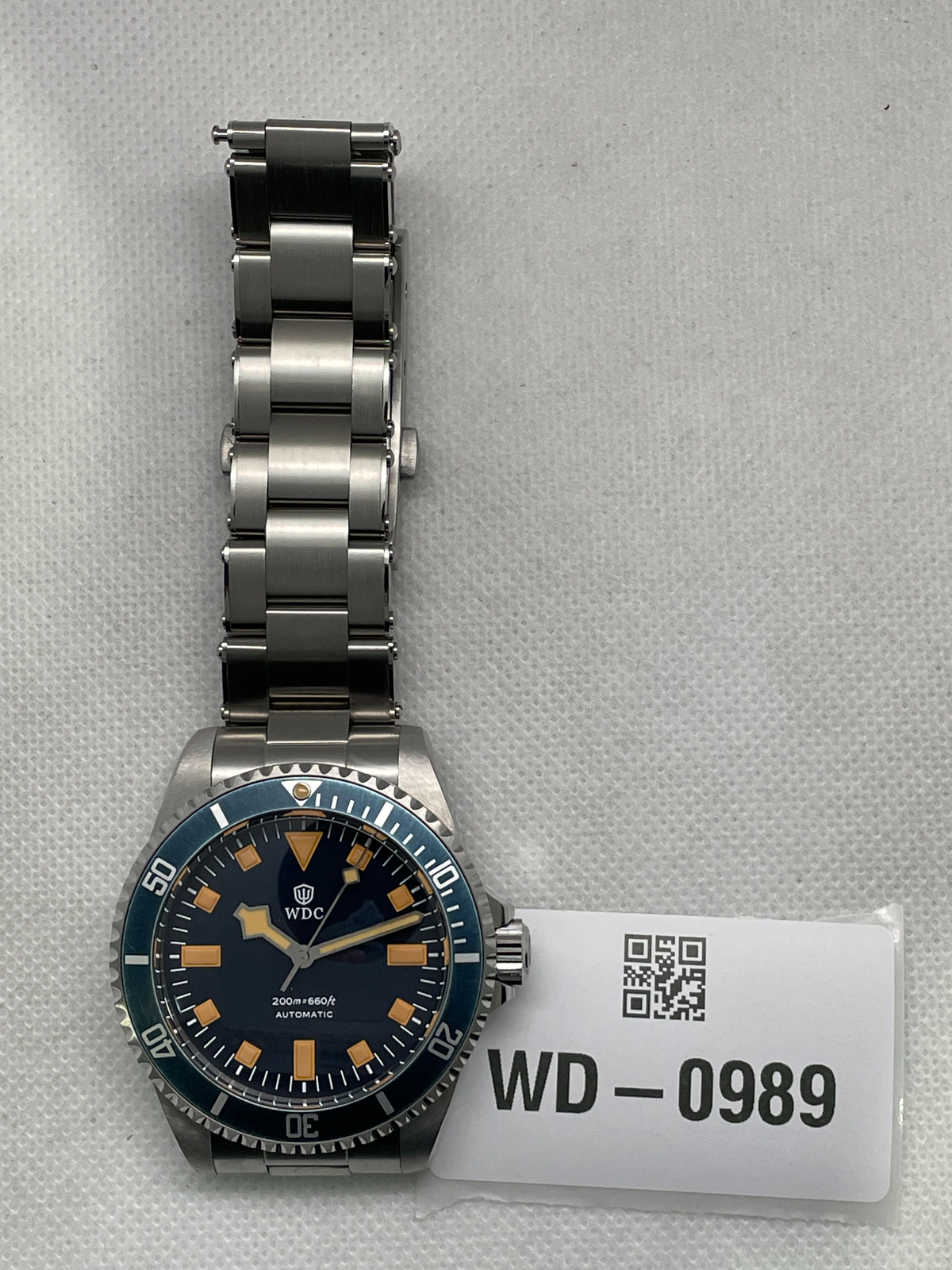US Pre-Owned Watchdives WD5513M 9015/90S5 Vintage Sub Watch