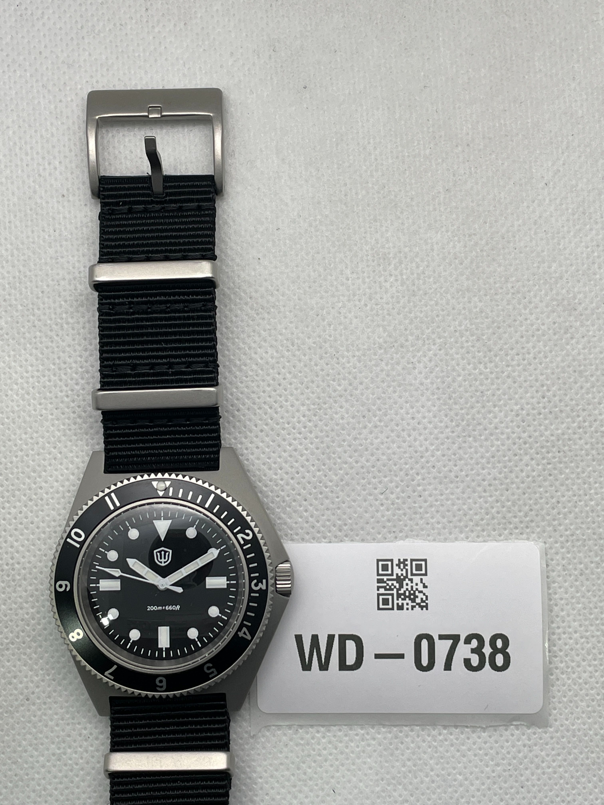US Pre-Owned Watchdives WD1972 VH31 Military Dive Watch V2
