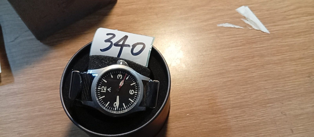 EU Pre-Owned Militado Sapphire Crystal 38mm Field Watch ML05